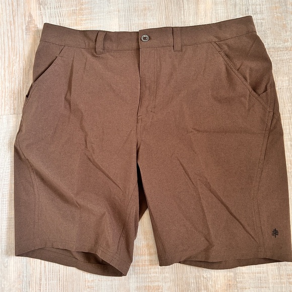 Royal Robbins Mens 38" Brown Shorts flat front - Picture 1 of 6